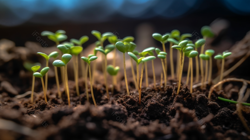 春季泥土里植物生长发芽,高清,摄影图,摄影图片,图片大全,摄影图免费下载
